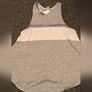 Aritzia Wilfred Free Blue Gray White Tank Top Size Small Lightweight Breathable
